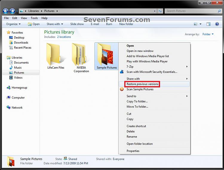 Previous Versions - Restore Files and Folders-folders-1.jpg