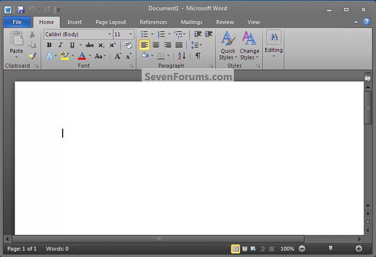 MS Office Word : Set Document Color-black.jpg