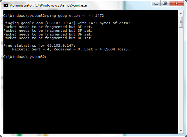 MTU Limit - Test and change your connection's MTU limit-cmd2.png