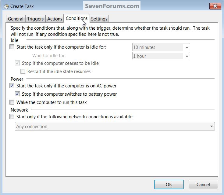 Task Scheduler : Create Shut Down PC Automatically Task-condidions.jpg