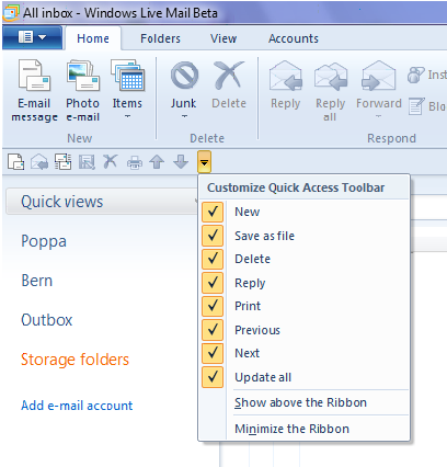 Windows Mail-quick-access-options.png