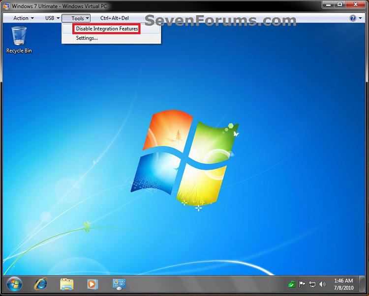 Windows Virtual PC - Connect Virtual Machine to Network-disable.jpg