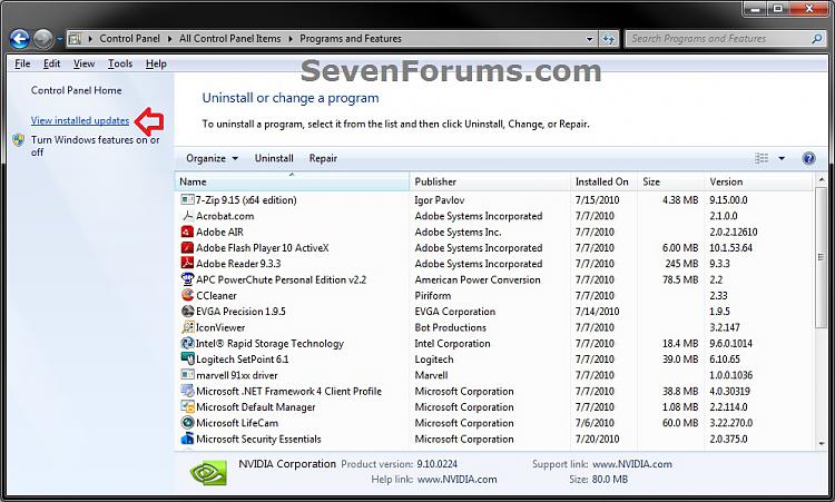 Windows 7 Service Pack 1 (SP1) - Uninstall-step1.jpg