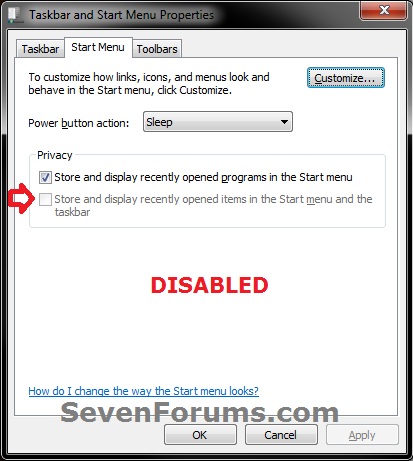 Recent Items - Enable or Disable-disabled.jpg