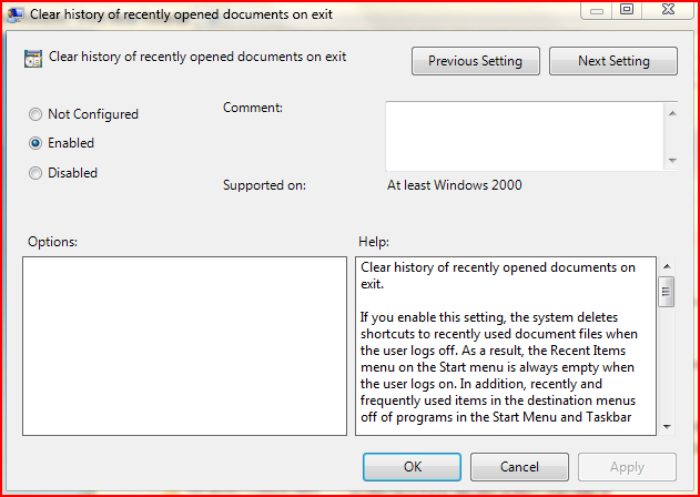 Clear Recent Items and Documents on Exit of Windows 7-capture.png