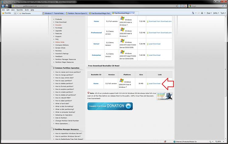 Partition : Recover Space Used by an Older OS-site.jpg