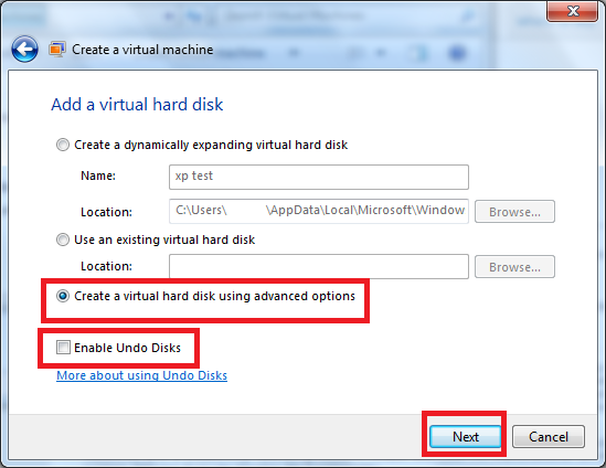 Windows Virtual PC - Create Differencing Disks-vpc6.png