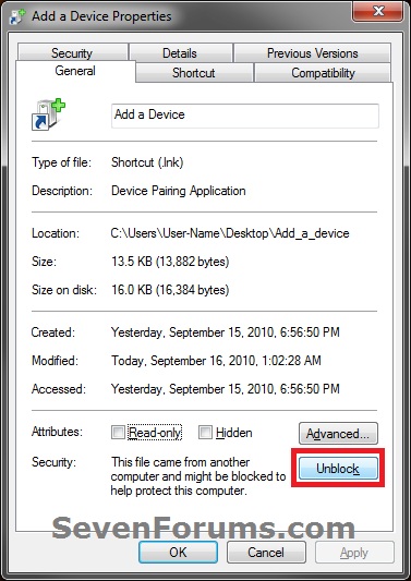 Add a Device Wizard Shortcut - Create-unblock.jpg
