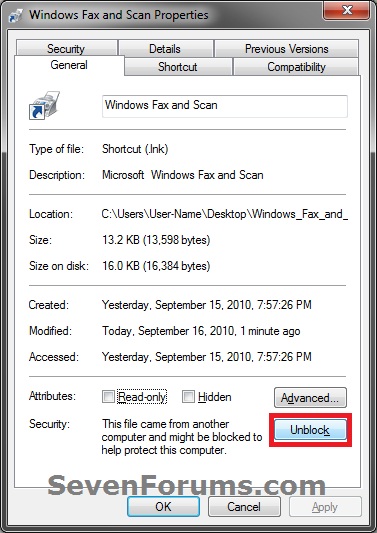 Windows Fax and Scan Shortcut - Create-unblock.jpg