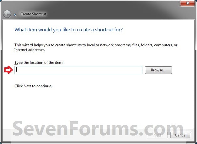 Connect to a Network Projector Shortcut - Create-step1.jpg