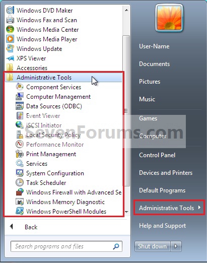 Administrative Tools - Add or Remove from Start Menu-start_menu_both.jpg