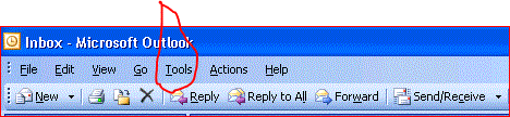 Can't send email via Outlook while in WinXP Virtual Mode-outlook2003-1.gif