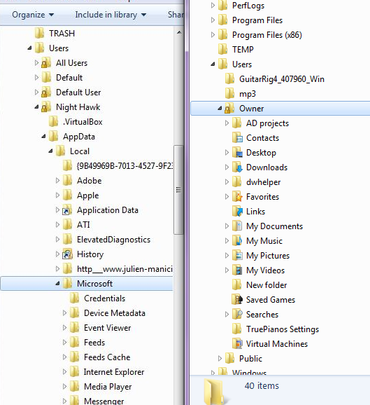 can't find virtual PC or XP mode after uninstall/reinstall of them-no-appdata-folder-.png