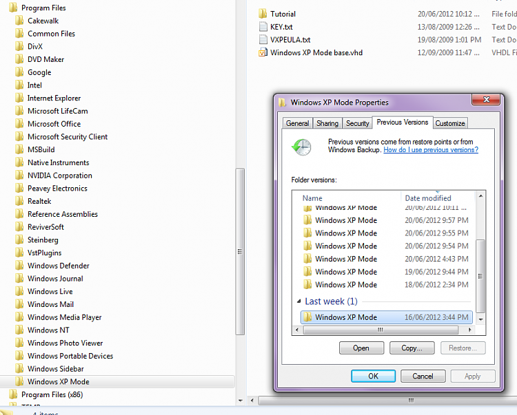 can't find virtual PC or XP mode after uninstall/reinstall of them-xp-mode-folders-.png