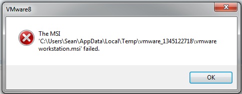 VMware Player 4 &amp; Workstation 8 Error 1920 or MSI failed at install-vmware8failed.jpg