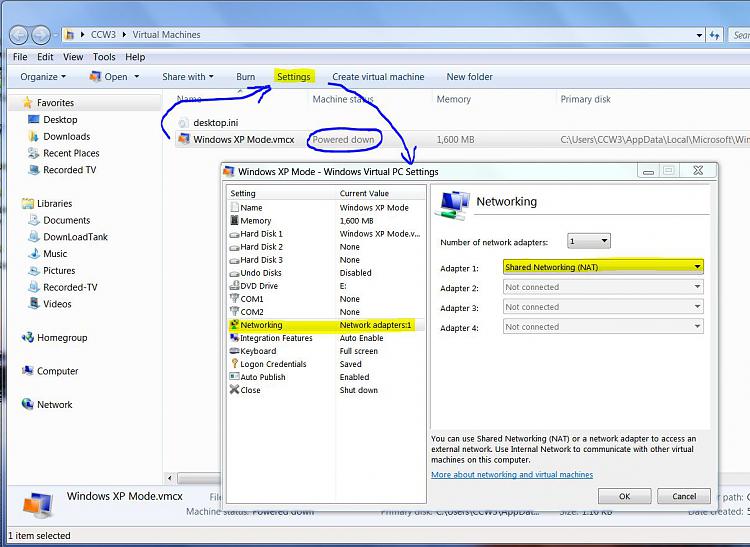 Windows 7 Ultimate Virtual XP USB drivers-xp-vm-settings.jpg