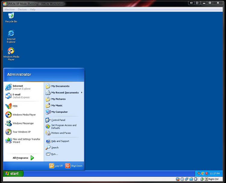 VMLite - an alternative Windows XP Mode impl-xp-mode-running-vm-lite.jpg