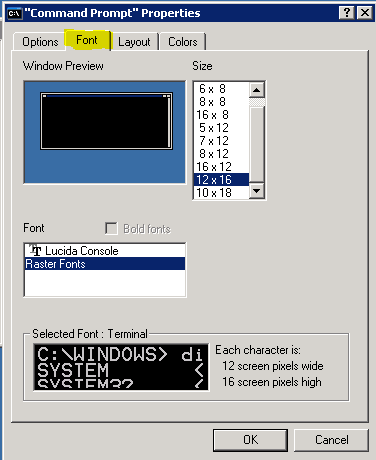 Window and Text size in Command Prompt, Windows XP Mode-dos_font_2.png