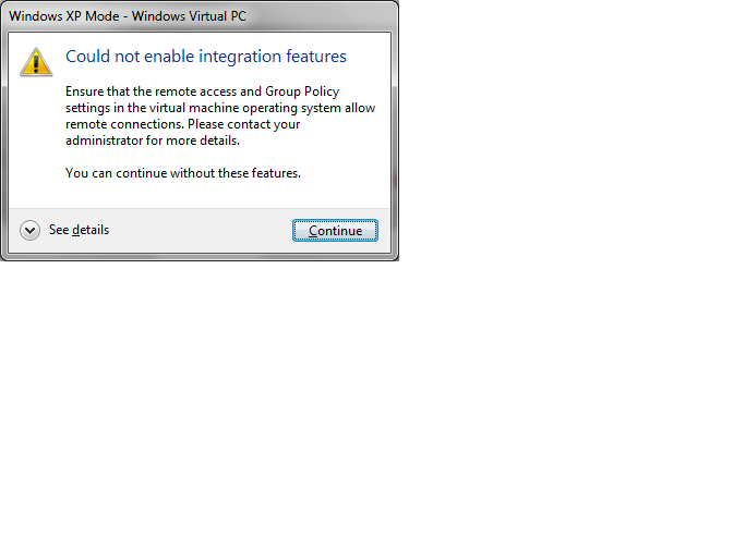 XP Mode Integration Features not enabled.-wvmpopup.png
