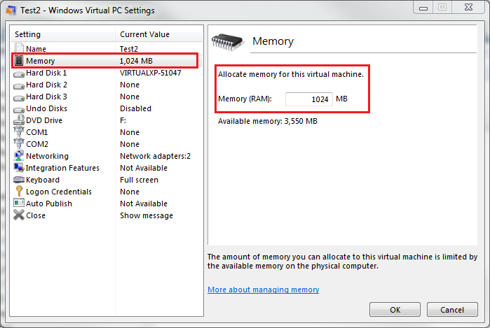 Sorry for some Virtual PC &amp; XP Mode noob questions but...-xpm_memory.png