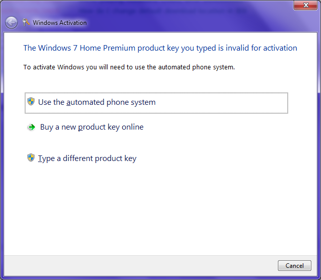 The Windows 7 product key you typed is invalid for activation error-9.png