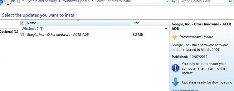 Google update via Windows Update-acer.jpg