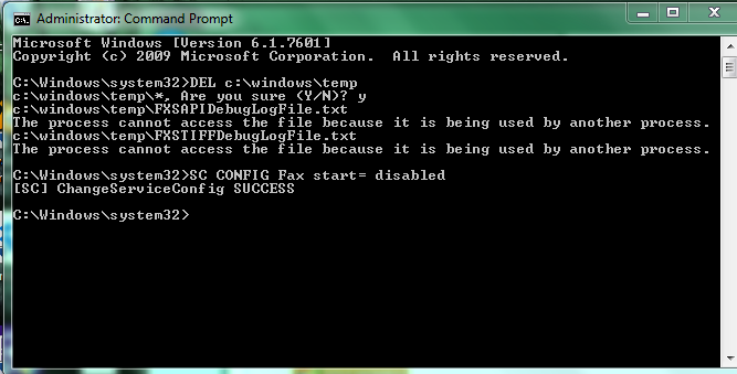 How do I correct the Windows update error 800B0100 &amp; 80073712?-noel-fax-scan-disable.png