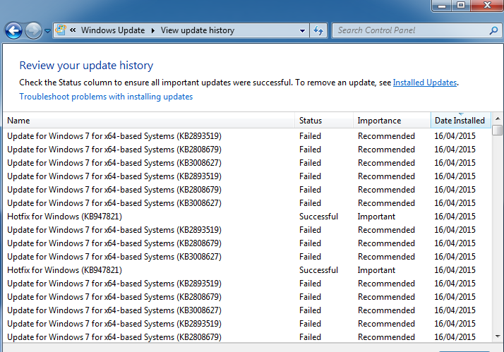 Windows 7 Pro update error codes: 80073712, 8024200D, 80070490.-update-history.png