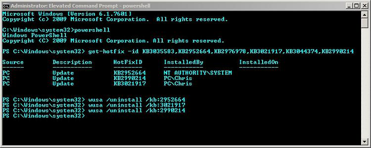 How to remove Windows 10 upgrade updates in Windows 7 and 8-elevated-command-prompt-powershell.jpg