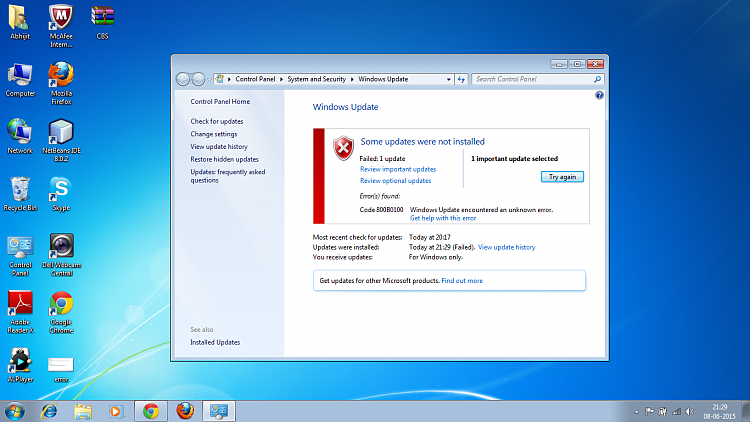 Windows 7 ultimate x64 sp1 update, error 800B0100-error.png