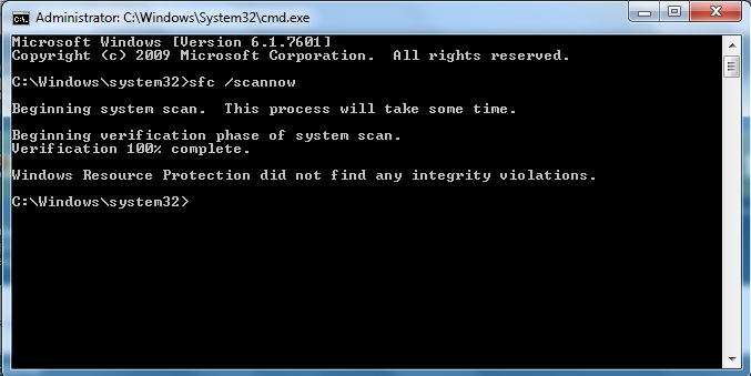 Clean Install Win7 x86. Windows Updates not working :-(-scannow.jpg