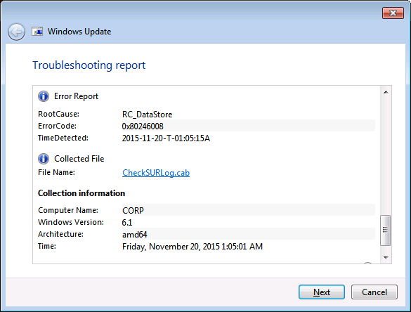 Updates fail - BITS won't start. &quot;error code -2147024894&quot;-windows-update-fixit-report.png