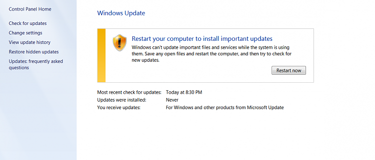 Windows 7 Ultimate stuck in update loop after trying Windows 10-screen-capture-windows-update.png