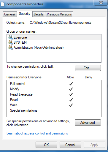 Can't Reinstall IE11 on Win 7 x64 SP1 - Error Code 9C59-compsec.png