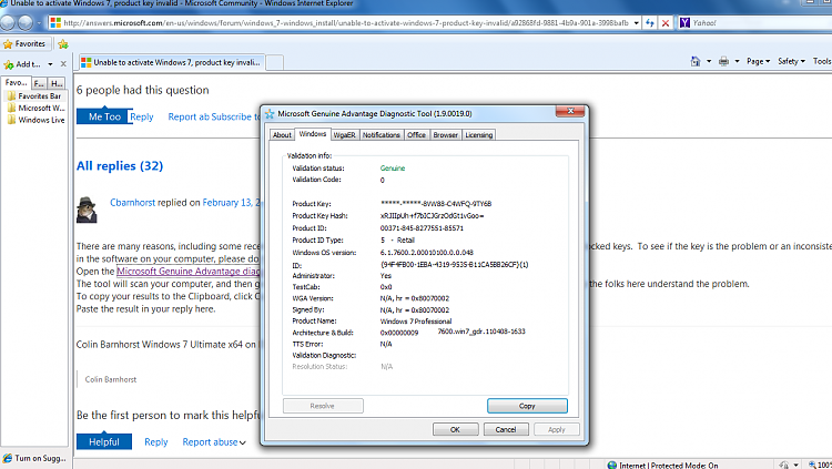Not Genuine error message Win7 Pro Retail-microsoft-advantage-program-diagnostic-report.png