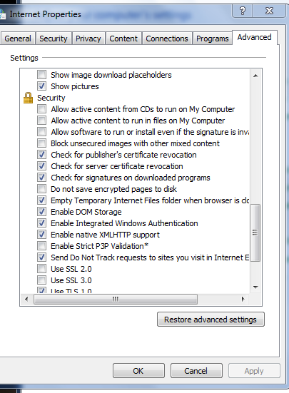 Windows Update spins &quot;checking for updates&quot;; SURT installer spins-iesec.png