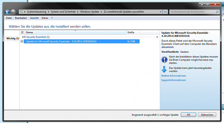 Windows calls KB3193414 update important, but...-mse-update.png