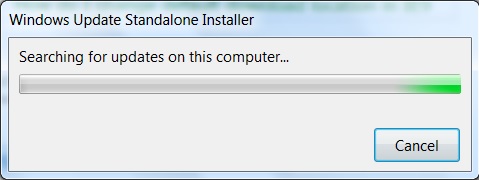 Windows 7 Update Hanging on Checking for Updates-searching-box.jpg