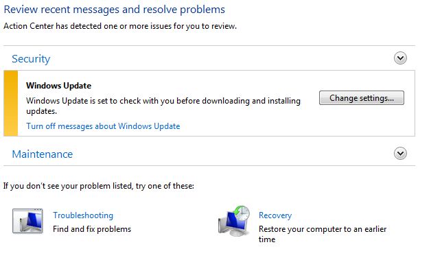 Eliminate Action Center message about Windows Update?-windows-update-message.jpg