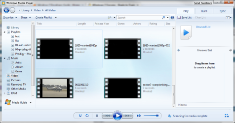 Windows 7 Build 7000 WiMP Library 2.PNG
