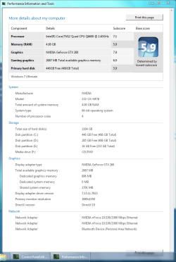 Windows 7 Build 7000 x64 WEI nVidia 181.25 Video driver SLI enabled #2 No OC.PNG Windows 7 Build 7000 x64 WEI nVidia 181.25 Video driver SLI enabled #2 No OC.PNG