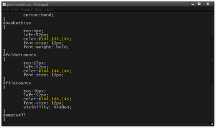 paperbasket.css - Notepad.png paperbasket.css - Notepad.png