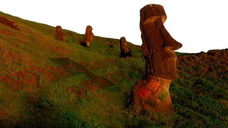 Easter Island in progress.jpg Easter Island in progress.jpg