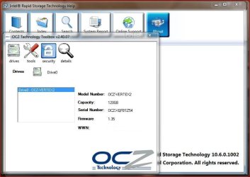 Latest OCZ Toolbox and IRST drivers.JPG Latest OCZ Toolbox and IRST drivers.JPG