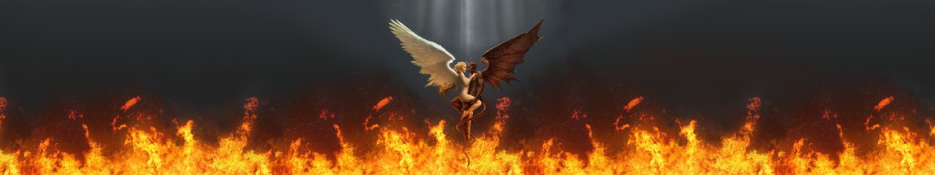 Good vs Evil 3 monitors wall 01.jpg