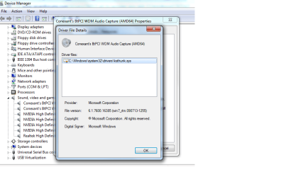 conexant audio capture driver details.png