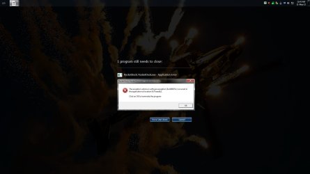 Rocketdock error.jpg