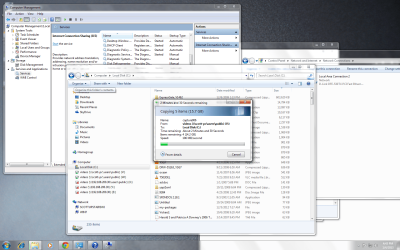 Turned off ICS under porperties, service is stopped, speed up again.png
