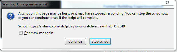 Script not responding.PNG