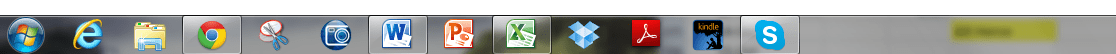 Yellow strip on Taskbar.PNG Yellow strip on Taskbar.PNG